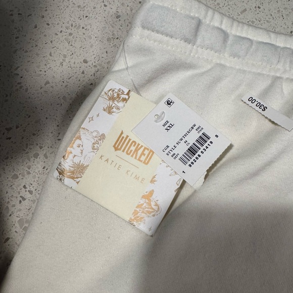 WICKED KATIE KIME WideLeg Lounge Sweatpants Extra Extra Large CreamW/ELPHABA XXL - Picture 6 of 7